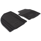 KUGA 01/2008-10/2012 RUBBER FLOOR MATS FRONT,BLACK
