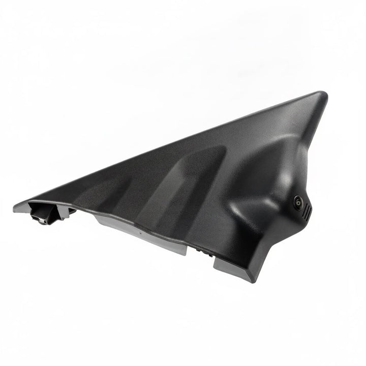 TRANSIT O/S DRIVERS SIDE OUTER MIRROR TRIANGLE TRIM BLACK 2024-ONWARDS