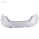 FIESTA REAR BUMPER FOR DUAL CHROME EXHAUST PRIMED