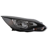 FOCUS FRONT O/S HEADLIGHT HEADLAMP UNIT BLACK RHD 11-15
