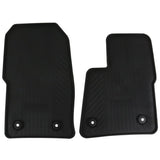 TOURNEO CUSTOM 08/2012-09/2023 RUBBER FLOOR MATS FRONT,BLACK
