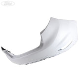 FIESTA REAR BUMPER FOR DUAL CHROME EXHAUST PRIMED