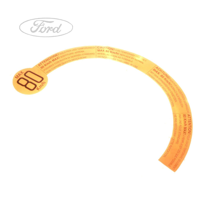 KA TIRE PRESSURE INSTRUCTION DECAL