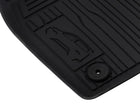 RUBBER FLOOR MATS FRONT, BLACK