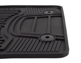 ECOSPORT RUBBER FLOOR MATS FRONT, BLACK WITH ECOSPORT LOGO, 2013-2017