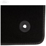 FOCUS FRONT CONTOUR FLOOR MATS MANUAL VELOUR MOSS 2018-