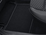 FOCUS REAR CONTOURED VELOUR FLOOR MATS, BLACK, 2018- ONWARD