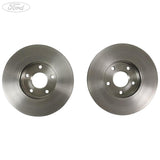 TRANSIT CONNECT FRONT VENTED BRAKE DISCS PAIR SET 02-12
