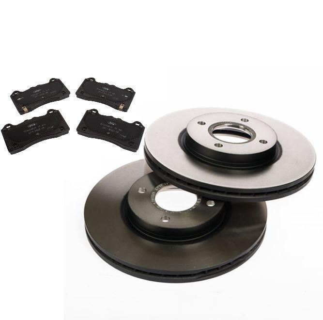 FOCUS RS 2.3 FRONT BRAKE DISCS & PADS SET VENTED 350MM 2016-2020