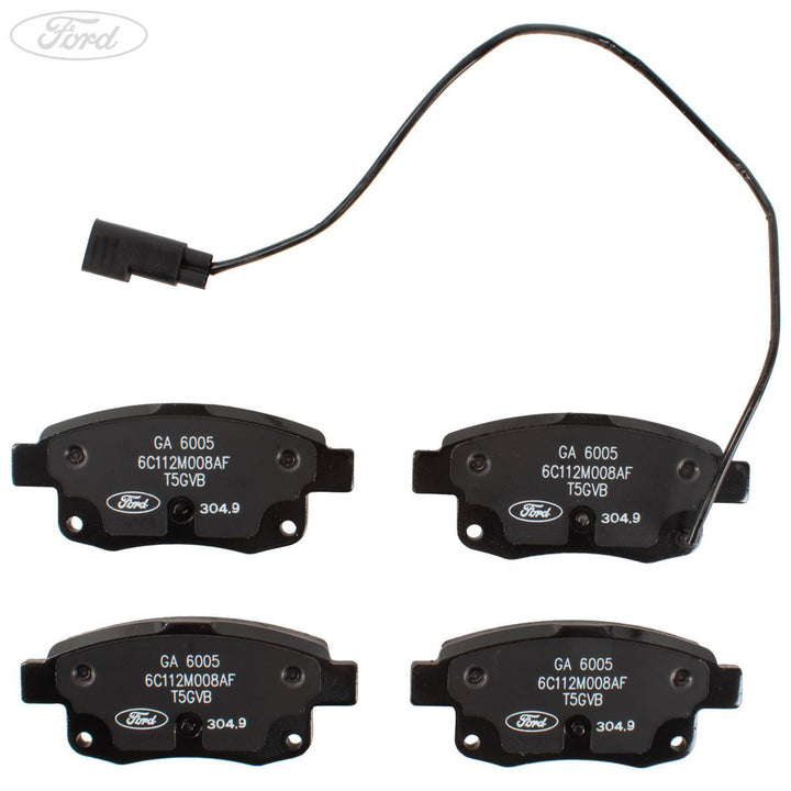TRANSIT REAR BRAKE PAD SET 2006 - 2014 TDCI