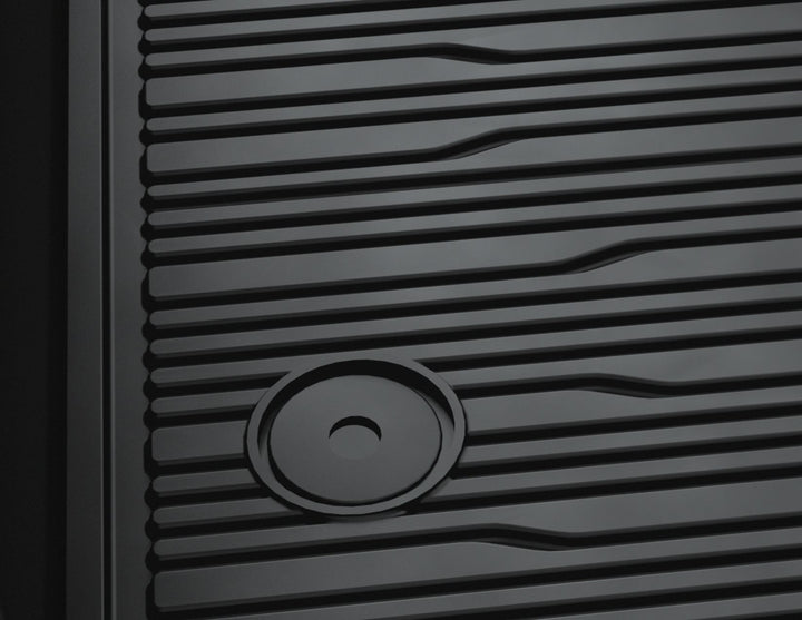 TRANSIT FROM 01/2014 RUBBER FLOOR MATS FRONT,BLACK