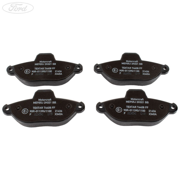 KA 1.2 MPI Motorcraft Front Brake Pads Set 2009-2016