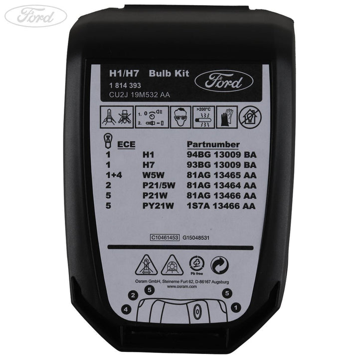 FOCUS FIESTA KA STREETKA EMERGENCY BULB KIT H1 H7 TYPE