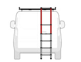 Q-TOP® (Q-TECH)* GET-UP TELESCOPIC LADDER WITH 4 STEPS