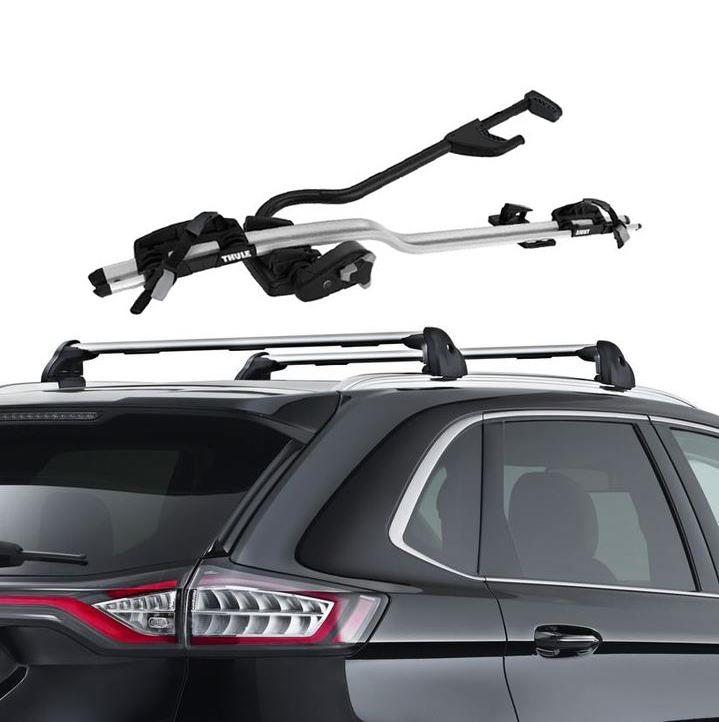 EDGE ROOF CROSS BARS & THULE ROOF BIKE CARRIER EXPERT 298