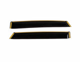 MONDEO FROM 09/2014 CLIMAIR®* WIND DEFLECTORS FOR REAR DOOR WINDOWS,BLACK
