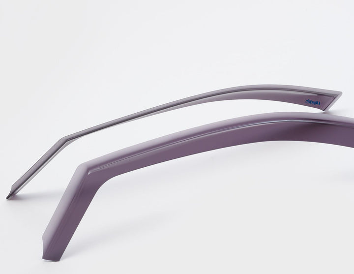 RANGER DOUBLE CAB CLIMAIR®* WIND DEFLECTORS FOR FRONT DOOR WINDOWS, BLACK, 2012 - ONWARD