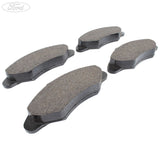 ESCORT ORION 1990-1995 MOTORCRAFT FRONT BRAKE PAD AXLE SET
