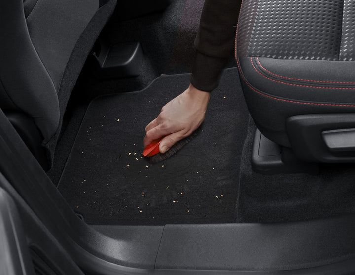 KUGA 12/2019-02/2024 VELOUR FLOOR MATS FRONT AND REAR,BLACK