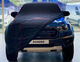Ford Performance Ranger Double Cab Premium Indoor Vehicle Protective Cover Black With Red/White Logo 2012-2023