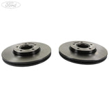 TRANSIT CONNECT FRONT VENTED BRAKE DISCS PAIR SET 02-12