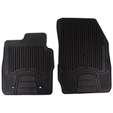 ECOSPORT FRONT RUBBER CONTOURED CAR FLOOR MATS BLACK 2014