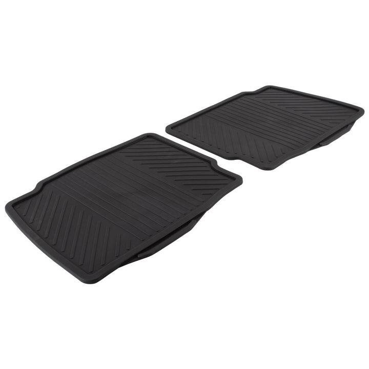 MONDEO FROM 09/2014 RUBBER FLOOR MATS REAR,BLACK