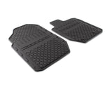 RANGER DOUBLE CAB RUBBER FLOOR MATS FRONT AND REAR, BLACK WITH RANGER LOGO, 2012 - ONWARD