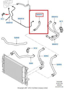 MONDEO GALAXY S-MAX RADIATOR COOLING HOSE PIPE TUBE