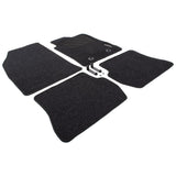 FIESTA FRONT & REAR CARPET FLOOR MATS CONTOURED SET SATIN BLACK AUTOMATIC 2002-2008