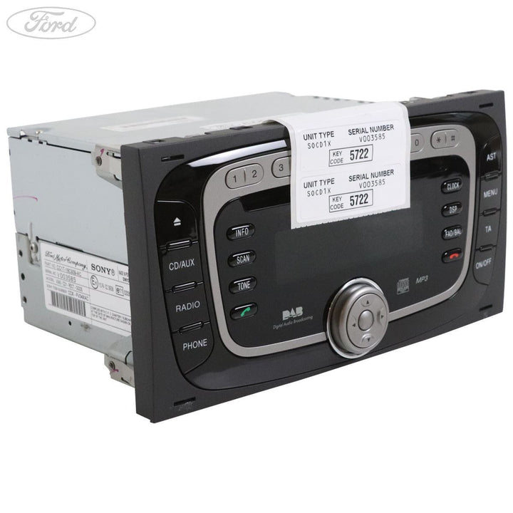 TRANSIT MK7 RADIO WITH MP3 PLAYER & DAB 09/2010-12/2013