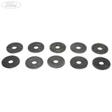 RADIATOR GRILLE AND FRONT BUMPER FLAT WASHER PACK OF 10