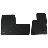 TOURNEO CUSTOM 08/2012-09/2023 RUBBER FLOOR MATS FRONT,BLACK