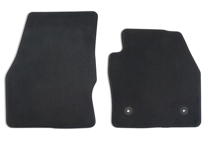 TOURNEO/TRANSIT CONNECT VELOUR FLOOR MATS FRONT,BLACK