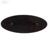 REAR RADIATOR GRILLE EMBLEM BADGE OVAL BLUE