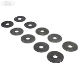 RADIATOR GRILLE AND FRONT BUMPER FLAT WASHER PACK OF 10
