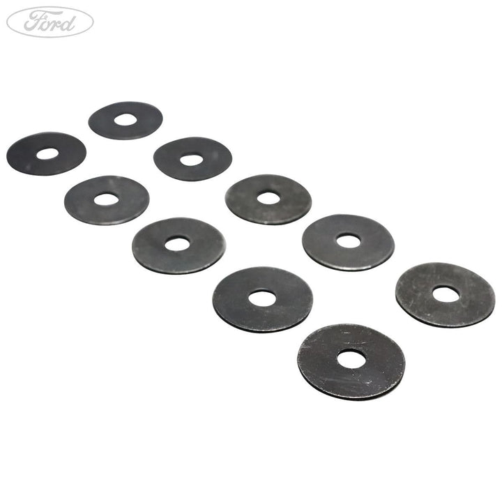 RADIATOR GRILLE AND FRONT BUMPER FLAT WASHER PACK OF 10