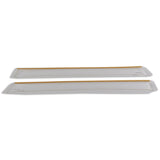 KUGA CLIMAIR ®* WIND DEFLECTORS FOR REAR DOOR WINDOWS, TRANSPARENT