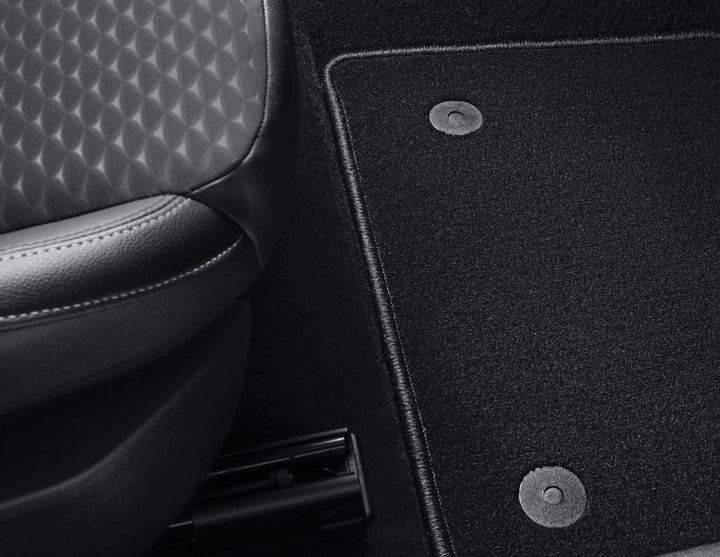FOCUS FROM 04/2018 CARPET FLOOR MATS BLACK,FRONT