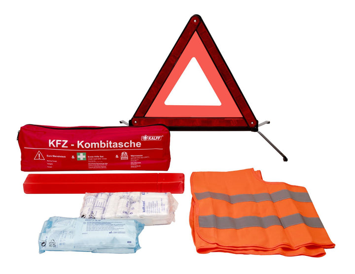 KALFF* SAFETY PACK IN RED NYLON BAG,STANDARD 