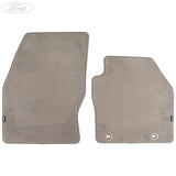 C-MAX FRONT FLOOR MATS VELOUR GREY WITH BRACKET 2010-12