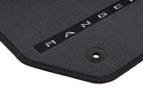 RANGER 01/2012-06/2022 VELOUR FLOOR MATS FRONT,BLACK,DRIVER SIDE