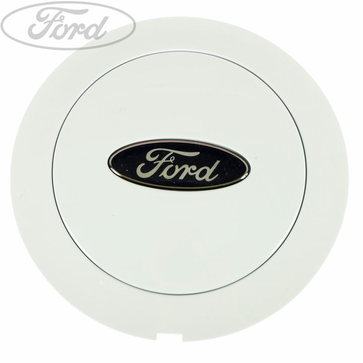 FIESTA MK6 FUSION ALLOY WHEEL CENTRE CAP WHITE X1 2008-2012