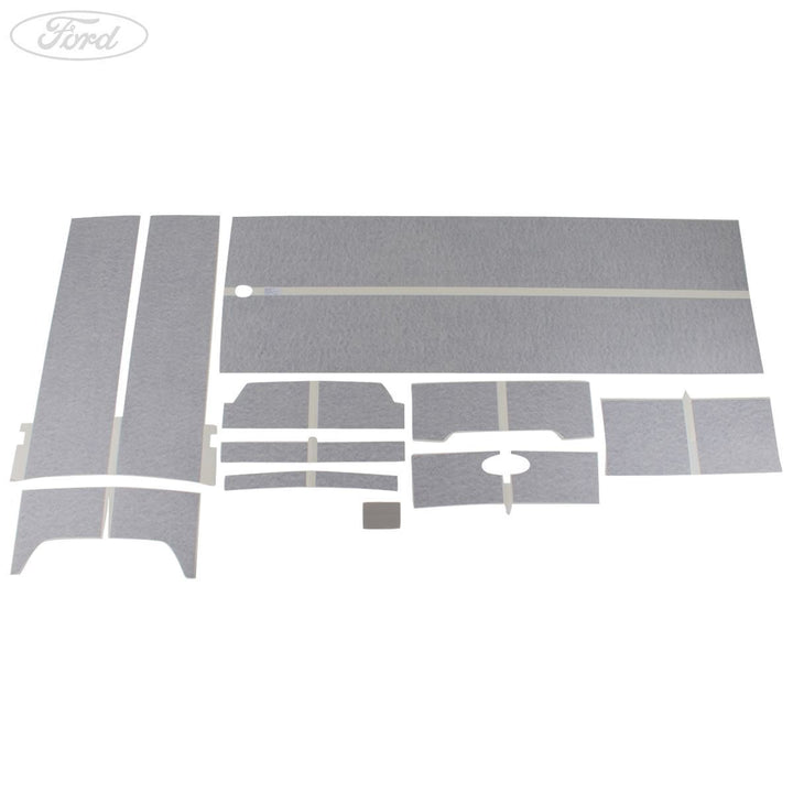 FIESTA MK6 FUSION RACING STRIPES DECAL BLUE