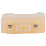 CIRCUIT BREAKER 25 AMP 32 VOLT BLADE TYPE NATURAL MINIFUSE