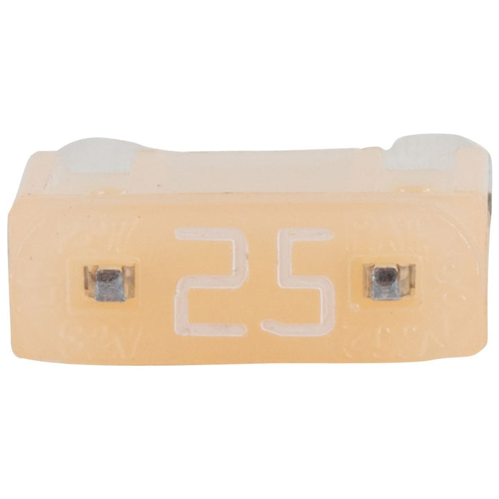 CIRCUIT BREAKER 25 AMP 32 VOLT BLADE TYPE NATURAL MINIFUSE