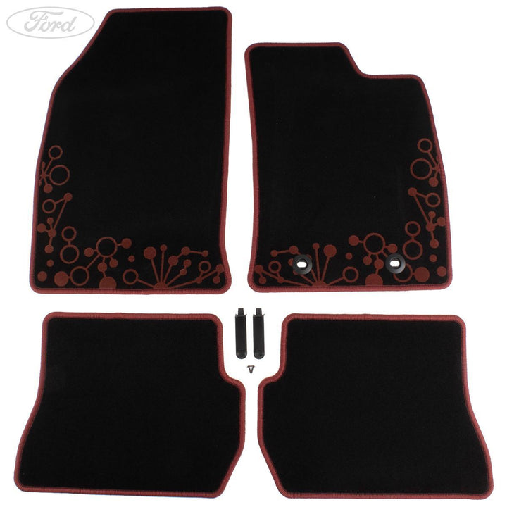 FIESTA FLOOR CONTOUR MAT KIT 2004-2008