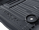 TRANSIT CONNECT RUBBER FLOOR MATS TRAY STYLE WITH RAISED EDGES, FRONT, BLACK, 2018 ONWARD