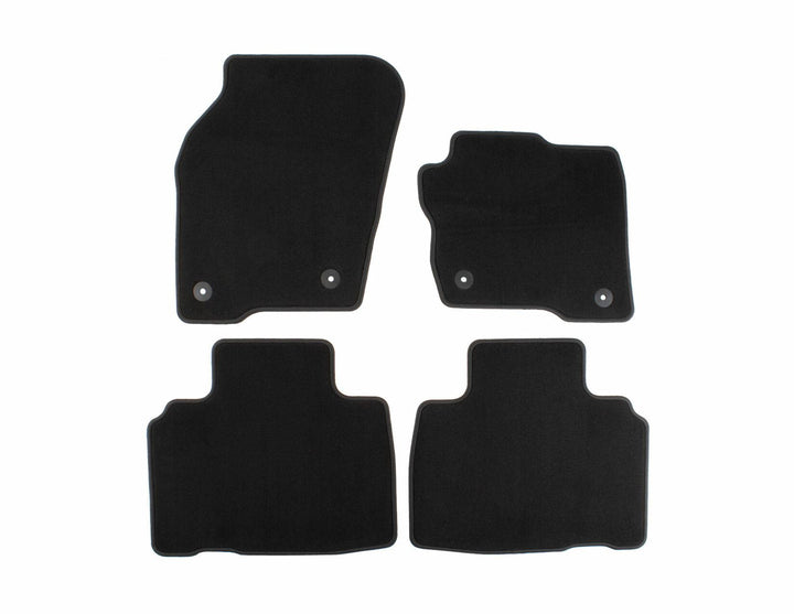 EDGE FROM 01/2016 VELOUR FLOOR MATS FRONT AND REAR,BLACK