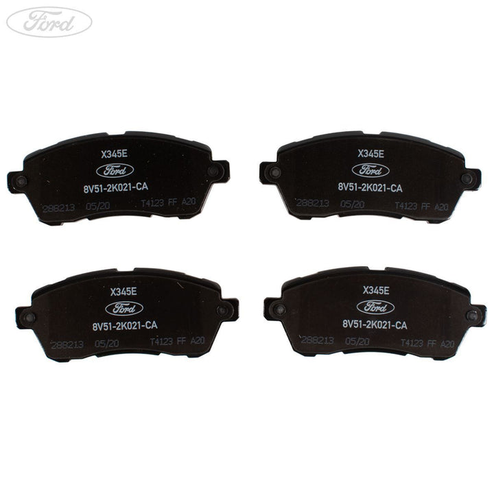 FIESTA FRONT BRAKE PAD AXLE SET 2008-2016